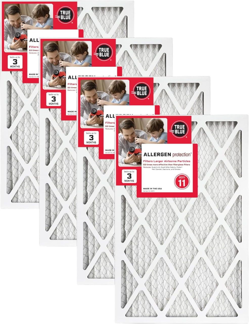 True Blue 18x30x1 MERV 11 Allergen Air Filter